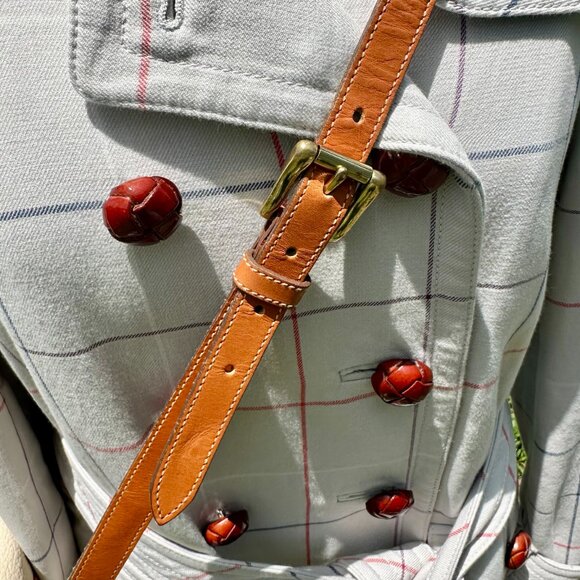 Vintage DB Dooney & Bourke All Weather Leather Equestrian Crossbody Shoulder Bag - Picture 5 of 16